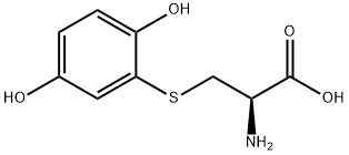 2-(S-cysteinyl)hydroquinone Structure