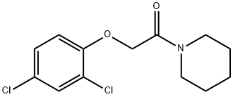 1-(1-哌啶基)-2-(2,4-二氯苯氧基)乙酮, 39489-66-2, 结构式