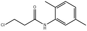 3-氯-N-(2,5-二甲基苯基)丙酰胺,39494-07-0,结构式