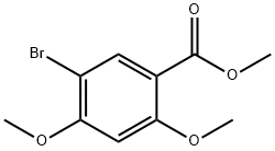 2,4-Dimethoxy-5-bromobenzoic acid methyl ester 化学構造式