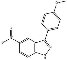 3-(4-methoxyphenyl)-5-nitro-1H-indazole Structure