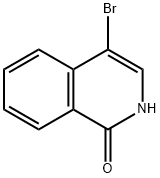 4-ブロモ-1(2H)-イソキノリノン 化学構造式