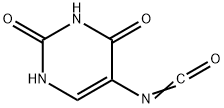 2,4(1H,3H)-Pyrimidinedione, 5-isocyanato- (9CI),39513-60-5,结构式