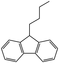 9-N-BUTYLFLUORENE Structure