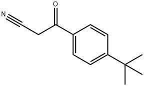 3-(4-叔丁基苯基)-3-氧代丙腈,39528-62-6,结构式