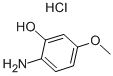2-ヒドロキシ-4-メトキシアニリン塩酸塩 化学構造式