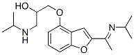 39552-05-1 1-[(1-Methylethyl)amino]-3-[[2-[1-[(1-methylethyl)imino]ethyl]benzofuran-4-yl]oxy]-2-propanol