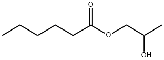 2-hydroxypropyl hexanoate Struktur