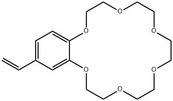 4-Vinylbenzo-18-crown-6 Structure