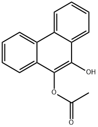 9-Acetoxyphenanthren-10-ol Struktur