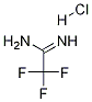 EthaniMidaMide, 2,2,2-trifluoro-, Monohydrochloride Struktur
