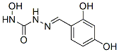 Hydrazinecarboxamide, 2-[(2,4-dihydroxyphenyl)methylene]-N-hydroxy- (9CI) Structure