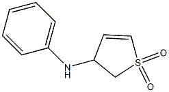 N-(1,1-DIOXIDO-2,3-DIHYDROTHIEN-3-YL)-N-PHENYLAMINE Struktur