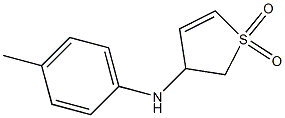 N-(1,1-DIOXIDO-2,3-DIHYDROTHIEN-3-YL)-N-(4-METHYLPHENYL)AMINE Structure