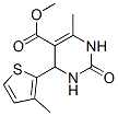5-Pyrimidinecarboxylicacid,1,2,3,4-tetrahydro-6-methyl-4-(3-methyl-2-thienyl)-2-oxo-,methylester(9CI)|