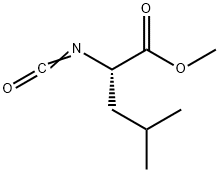 (S)-(-)-2-异氰酰基-4-甲基戊酸甲酯, 39570-63-3, 结构式