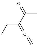 3,4-Pentadien-2-one, 3-ethyl- (9CI) 结构式