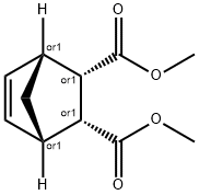 REL-(1R,3R,4S)-双环[2.2.1]庚-5-烯-2,3-二羧酸二甲酯, 39589-98-5, 结构式