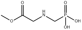 N-(methoxcarbonylmethyl)aminomethylphosphonic acid (Glyphosate methyl ester) 化学構造式