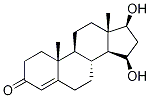 15β-Hydroxytestosterone Structure