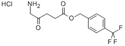 4-TRIFLUOROMETHYL BENZYL 5-AMINOLEVULINATE HYDROCHLORIDE Structure