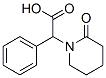 1-Piperidineacetic  acid,  2-oxo--alpha--phenyl- Structure