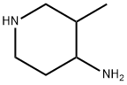 3-甲基哌啶-4-胺 结构式