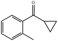 シクロプロピル2-メチルフェニルケトン 化学構造式
