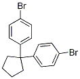 1,1-bis(4-broMophenyl)cyclopentane 结构式