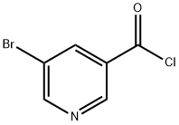 5-溴吡啶-3-羰酰氯,39620-02-5,结构式