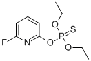 Thiophosphoric acid O,O-diethyl O-(6-fluoro-2-pyridinyl) ester,39624-86-7,结构式