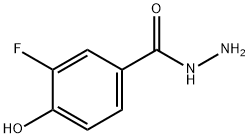 Benzoic  acid,  3-fluoro-4-hydroxy-,  hydrazide 结构式