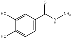 3,4-二羟基苯酰肼,39635-11-5,结构式