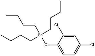 Tributyl(2,4-dichlorophenoxy)stannane,39637-16-6,结构式