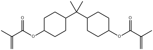(1-methylethylidene)di-4,1-cyclohexanediyl bismethacrylate,39664-33-0,结构式
