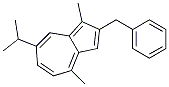 1,4-Dimethyl-7-(1-methylethyl)-2-(phenylmethyl)azulene Struktur
