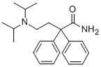 4-(diisopropylamino)-2,2-diphenylbutyramide Struktur