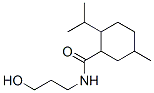 N-(3-hydroxypropyl)-2-(isopropyl)-5-methylcyclohexanecarboxamide,39668-76-3,结构式