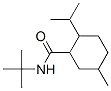 N-(1,1-dimethylethyl)-2-isopropyl-5-methylcyclohexanecarboxamide Struktur