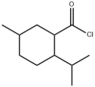 Cyclohexanecarbonyl chloride, 5-methyl-2-(1-methylethyl)- (9CI) Struktur