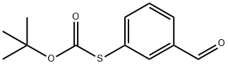 THIOCARBONIC ACID O-TERT-BUTYL ESTER S-(3-FORMYL-PHENYL) ESTER Structure