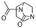 1,6-Diazabicyclo[3.2.1]octan-7-one, 6-acetyl- (9CI) Struktur