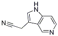2-(1H-pyrrolo[3,2-c]pyridin-3-yl)acetonitrile Struktur