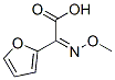 (Z)-alpha-(methoxyimino)furan-2-acetic acid  Struktur