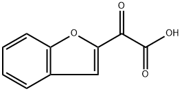 2-苯并呋喃乙醛酸,39685-86-4,结构式