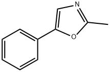 2-甲基-5-苯基噁唑, 3969-09-3, 结构式