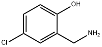 2-(AMINOMETHYL)-4-CHLOROPHENOL 化学構造式