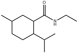 N-Ethyl-p-menthane-3-carboxamide Struktur