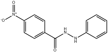 p-Nitrobenzoic acid 2-phenylhydrazide Structure