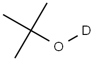 2-METHYL-2-PROPAN(OL-D) Struktur